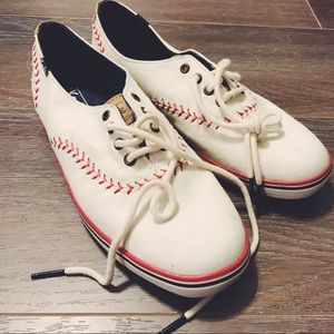 Baseball-Themed Keds (Never Worn)